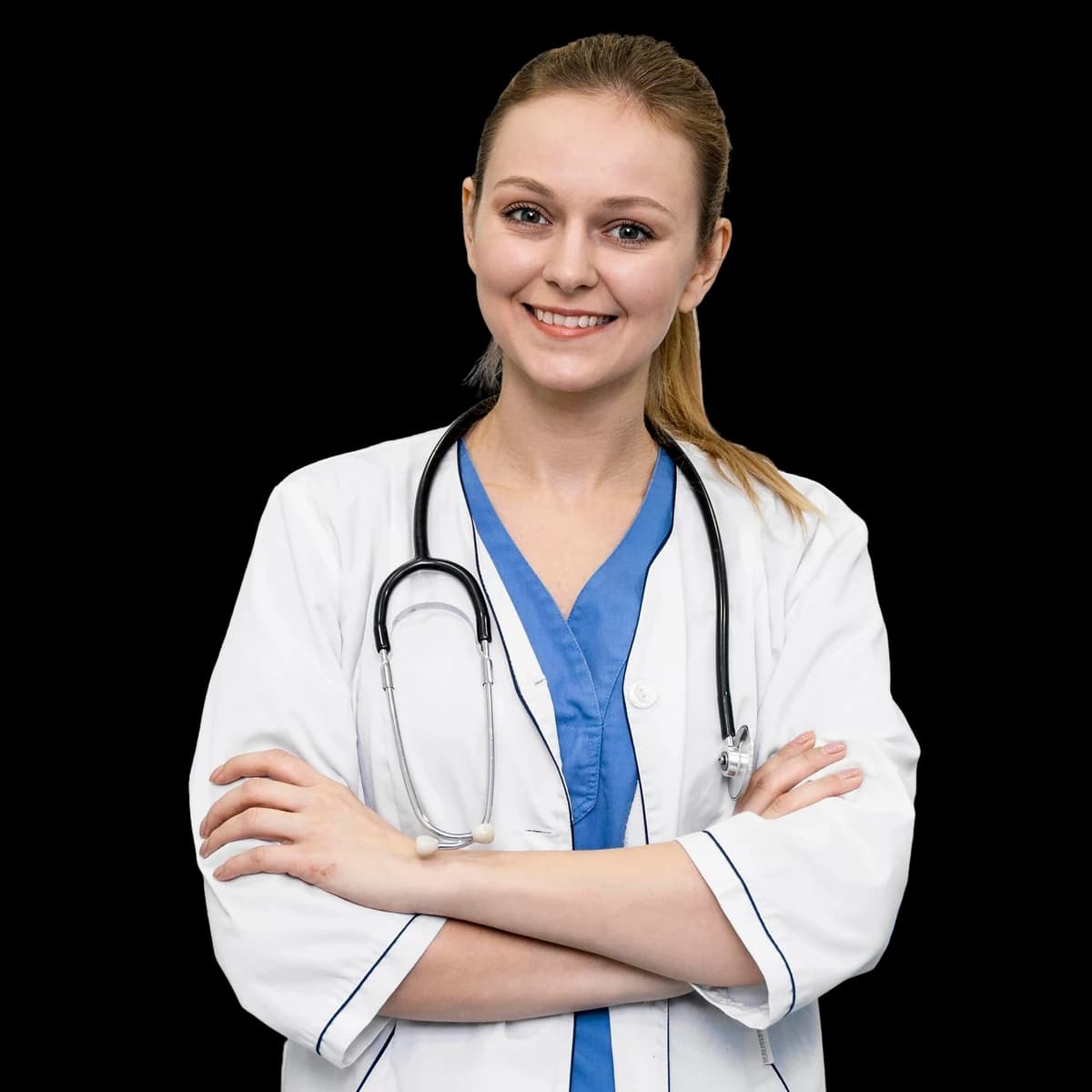 Doctor with arms crossed, smiling